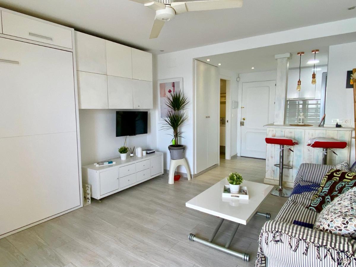 Apartamento Fantástico Estudio En 1a Línea De Playa Con Piscina *
